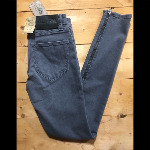 ALLSAINTS Skinny Fit Low Rise Jean - Picture 1 of 6